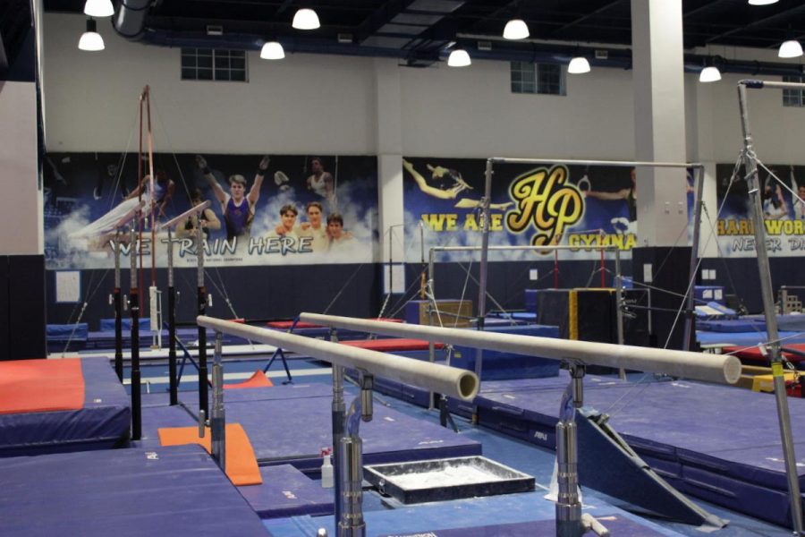 The renovated gymnastics area is renamed the Hegi Family Gymnastics Training Center after a generous dontation.