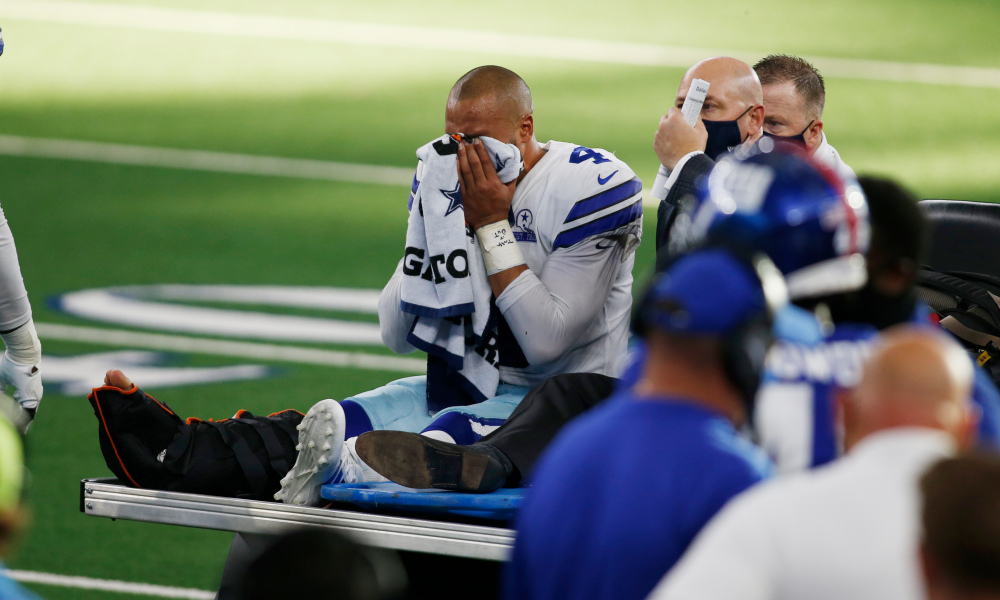 Cowboys QB Dak Prescott underwent postseason shoulder surgery