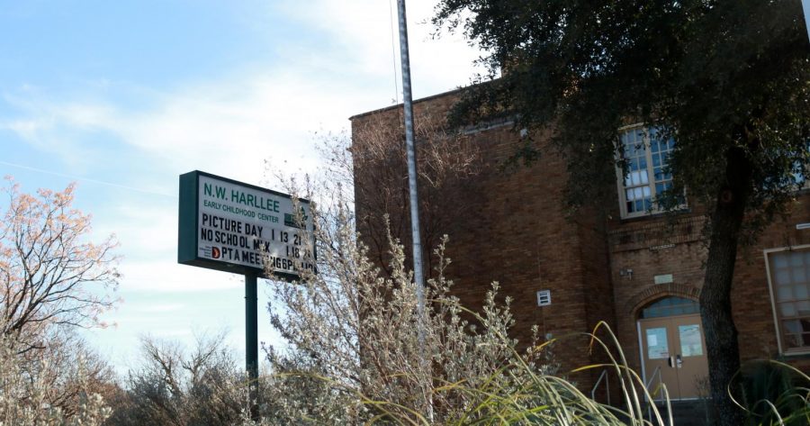 Pictured is N.W. Harllee, which was an all-Black elementary school of the "East Oak Cliff" region. The courts had trouble desegregating the school because there were so few white students there, especially as areas served by DISD bled white families. It's also directly across the street from Yvonne A. Ewell Townview Magnet Center, which was constructed partially as a desegregation measure with the support of Judge Barefoot Sanders.