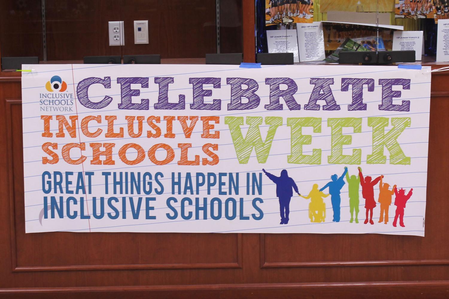 The annual Inclusive Schools Week celebration started nationally Dec. 6. This years theme was Rebuilding Our Inclusivity Together.