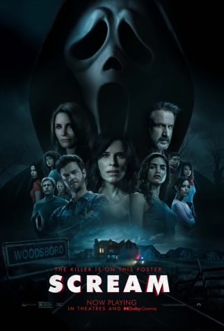 In the movie poster, Ghostface is set above the main characters. The movie was released on Jan. 7, 2022. 