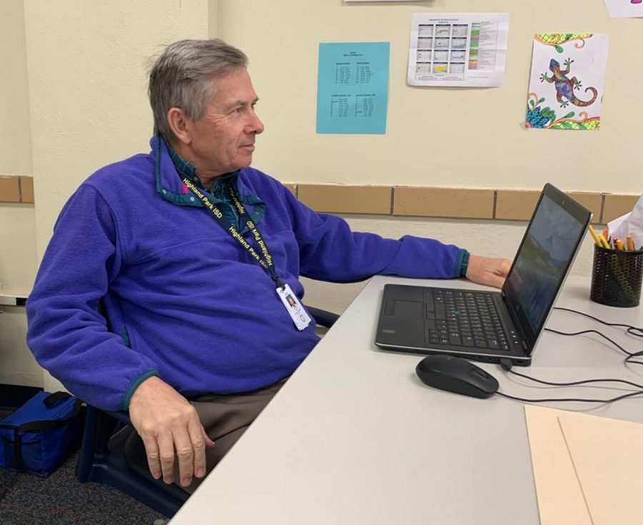 In the ISS room, Gerry Hebert supervises punished students. The purpose of ISS is to completely isolate students for a period of time and until they are deemed fit to return to their usual classes. [ISS] takes away students phones and social interactions at school, so that makes students want to no be [in this situation] again, Hebert said.