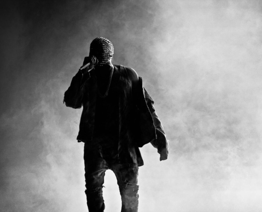 Kanye West performs at one of his concerts in 2015. The rapper has lost support from much of his fanbase after his making antisemitic comments.