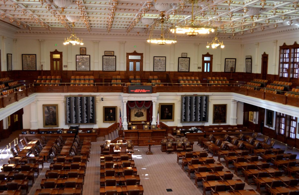 In+the+Texas+State+Capitol%2C+the+House+chamber+sits+empty.+Gov.+Greg+Abbott+is+expected+to+call+a+fourth+special+session+in+upcoming+weeks+to+pass+school+vouchers+bill.