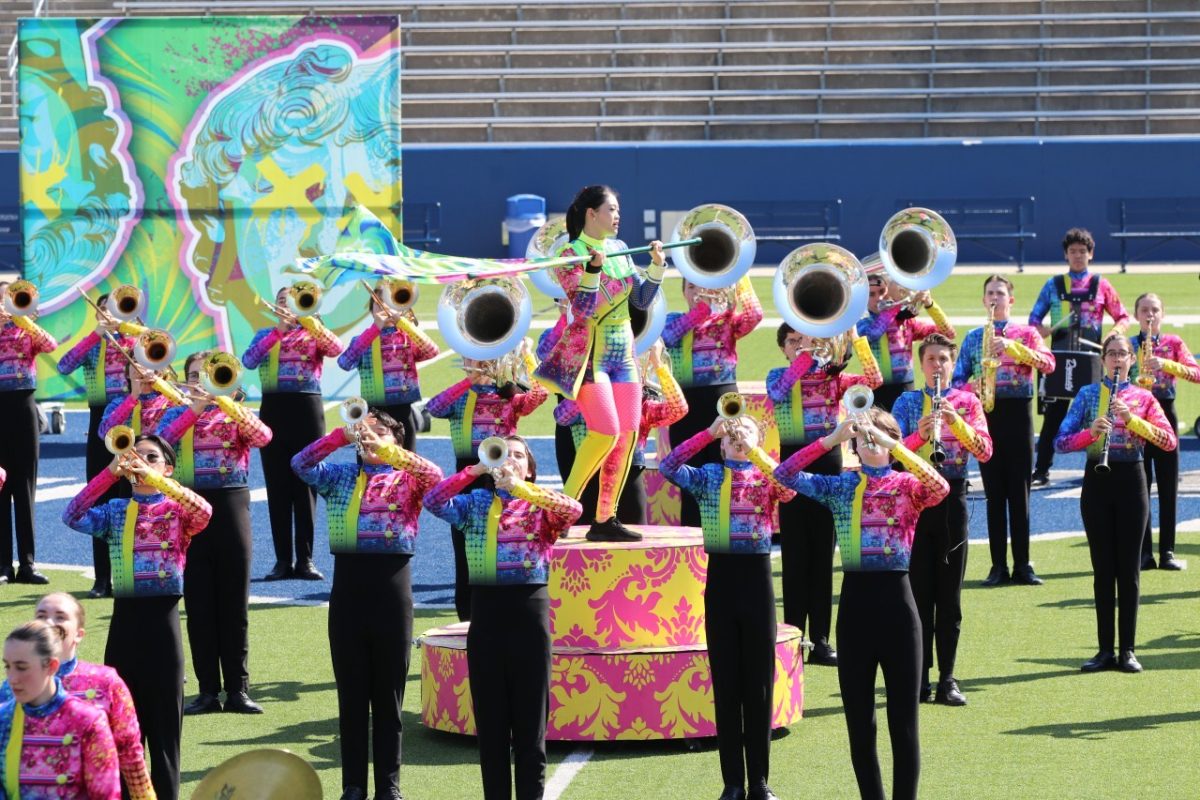 On Oct. 5, the Highlander Band competed against several other Texas high school marching bands in the Mckinney Marching Invitational, finishing just a couple places beneath the cutoff for finals. 